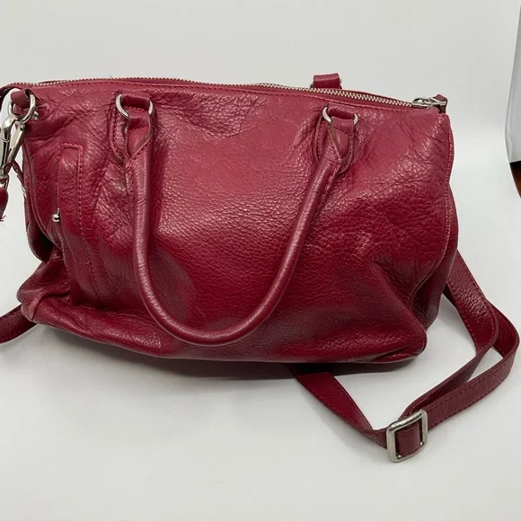 Vintage Roots Leather Convertible Crossbody Satchel Bag - Picture 3 of 11